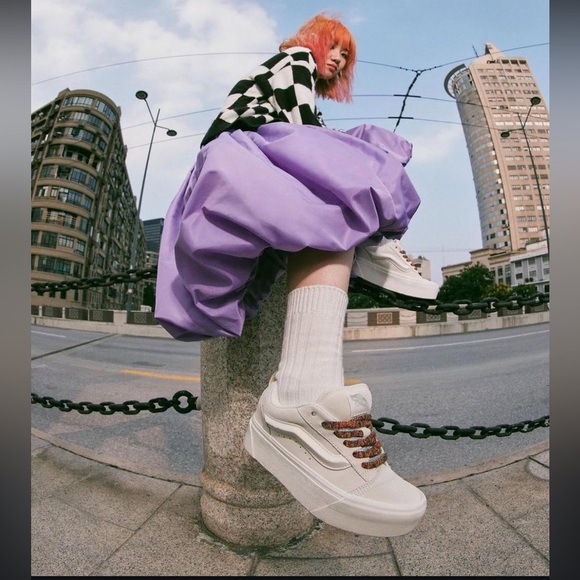 Vans Limited Edition 90s Fnu Stack chunky platform sneakers- Size 8.5 NWT - Picture 6 of 14